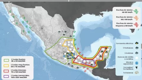 Clima en México hoy 4 de diciembre de 2023
