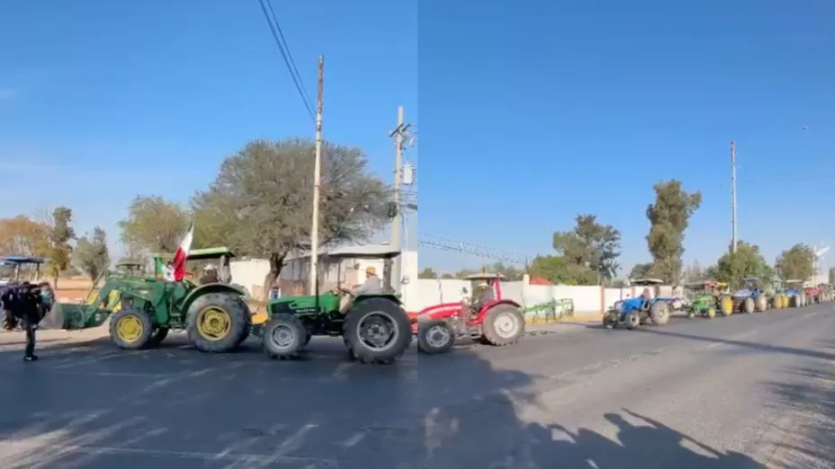 Cierran la Carretera 45 en Aguascalientes por el Megabloqueo del 24 de noviembre; esto se sabe
