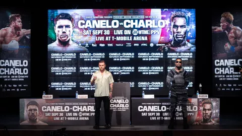 Canelo Charlo conferencia de prensa Nueva York pelea