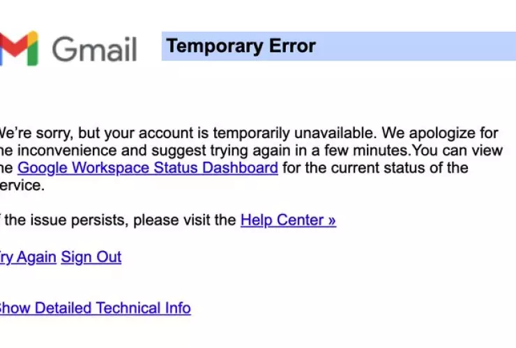 Falla a nivel mundial Gmail, Youtube y Google