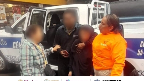 Menor rescatada al ser víctima de una extorsión con llamada cruzada.