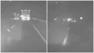 Intento de asalto en carretera Querétaro-Celaya; transportistas embisten a delincuentes (VIDEO)