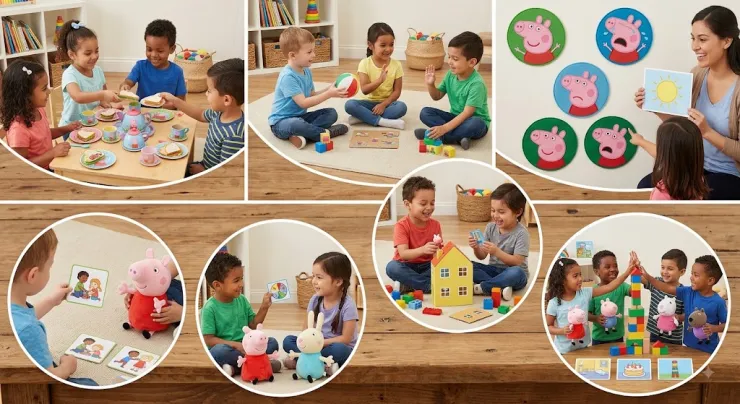Actividades Peppa Pig aprendan socializar