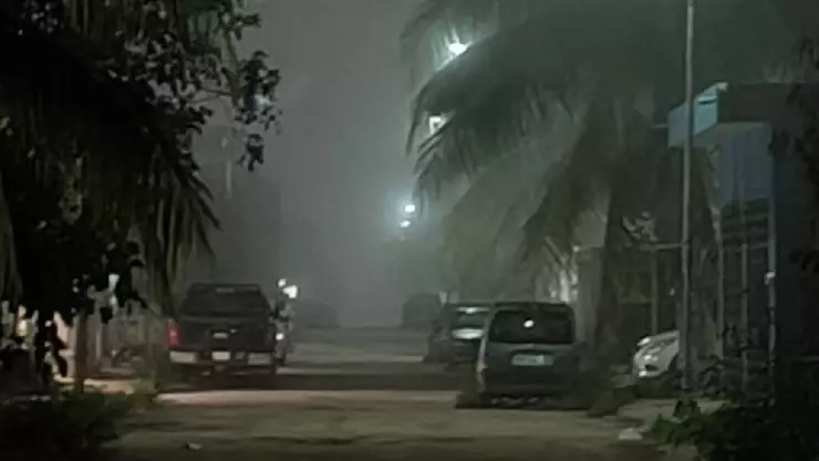 Yucatán con DENSA neblina la noche de este domingo 29 de diciembre_ FOTOS.