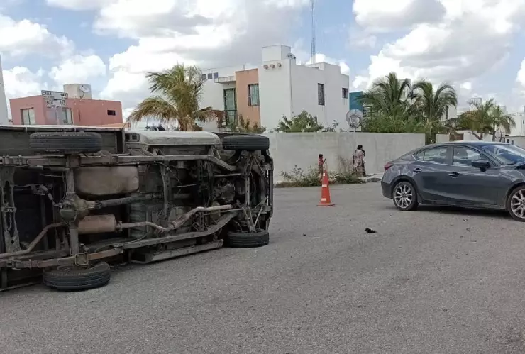 fuerte accidente en los heroes