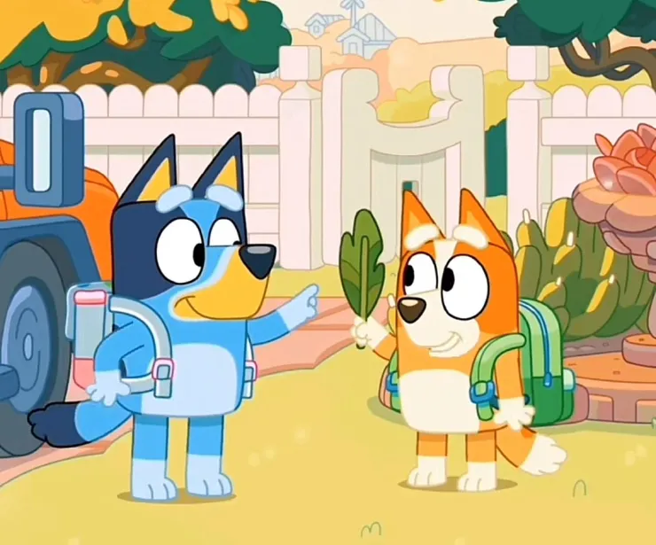 Bluey y Masha y el Oso controlar el enojo