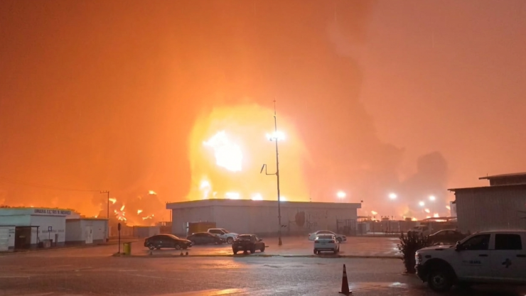 Incendio en Dos Bocas
