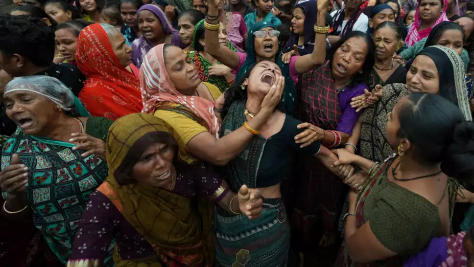 Familiar de una víctima del avión estrellado de Air India.