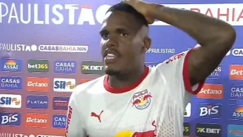 Gustavo Marquez, jugador del Red Bull Bragantino de Brasil.