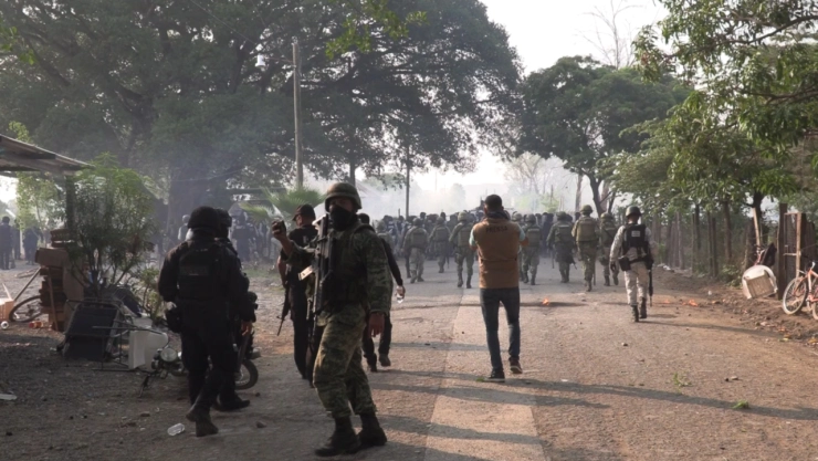 Frontera Comalapa enfrentamiento pobladores ejercito