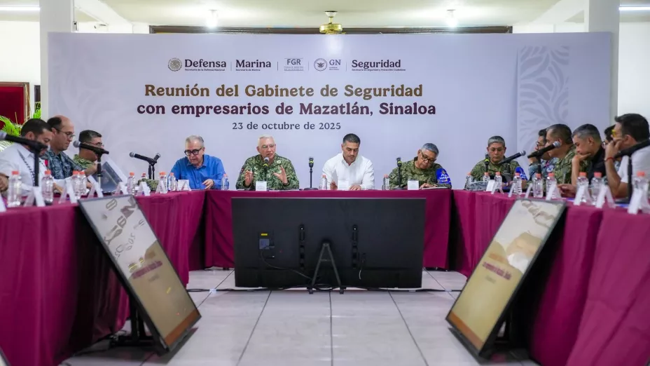 Reunión de Gabinete de Seguridad en Mazatlán