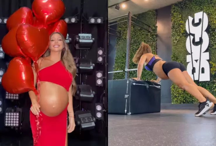 Influencer es criticada por hacer ejercicio durante el embarazo: ¿es saludable hacer eso?