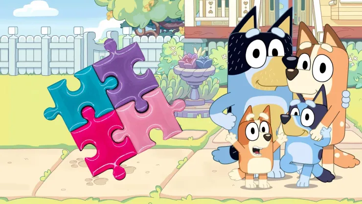Cómo hacer un rompecabezas casero de Bluey con pocos materiales