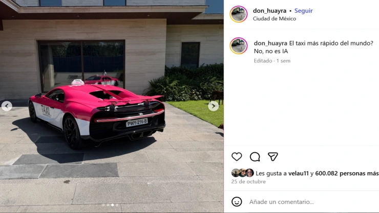 Bugatti Chiron “taxi” genera tanta atención en redes sociales