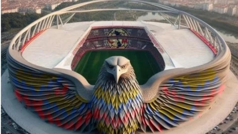 Estadio Azteca remodelado para el Mundial 2026 según la Inteligencia Artificial