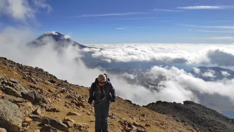 cuáles son los riesgos escalar popocatépetl