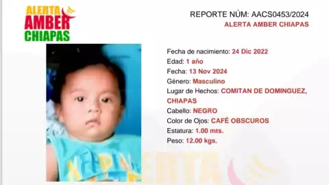 Juan Antonio Alerta Amber Chiapas