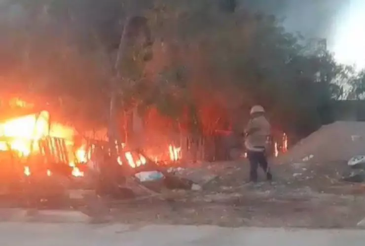 fuerte incendio san antonio xluch.