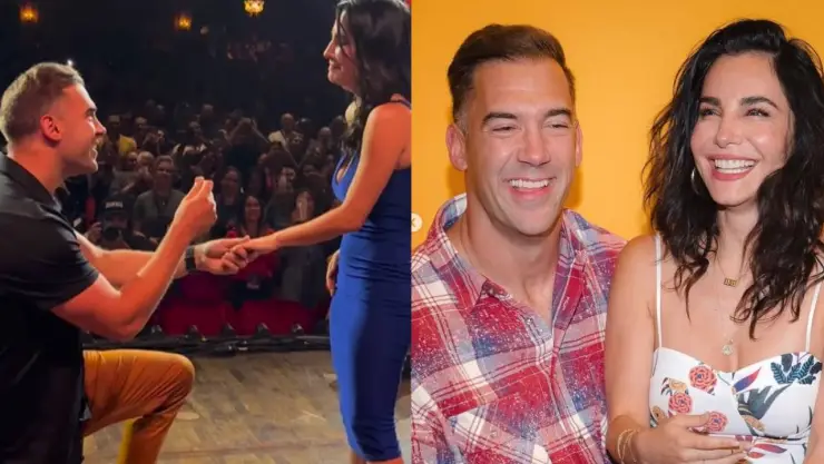 VIDEO: ¡Dijo que sí! Martha Higareda recibe anillo de compromiso durante un show