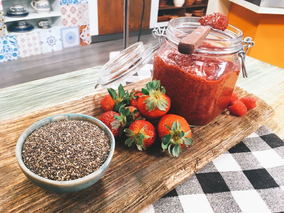 receta, mermelada de frutas rojas y chía, cocineros mexicanos, tv azteca