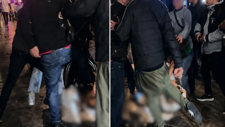 VIDEO: Captan brutal agresión contra un joven en la Avenida Juárez, Puebla
