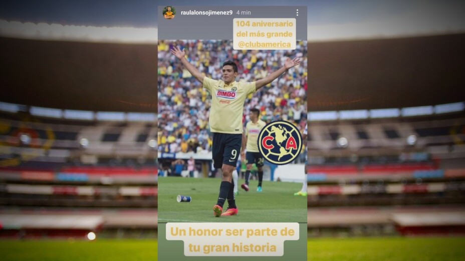 Raúl Jiménez América aniversario