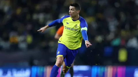 Cristiano Ronaldo marca su primer doblete