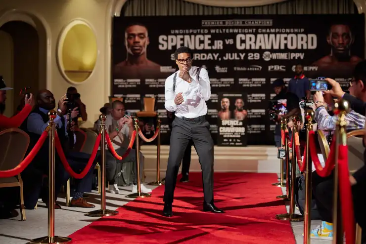 Terence Crawford Errol Spence Esther Lin/SHOWTIME