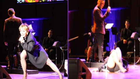 VIDEO - Alejandra Guzmán sufre aparatosa caída en concierto