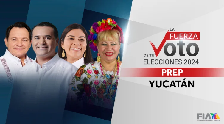Resultados del PREP en Yucatán en las elecciones 2024.