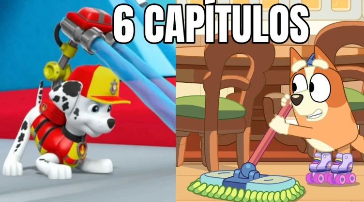 6 capítulos de Paw Patrol y Bluey que enseñan el valor de ayudar en casa