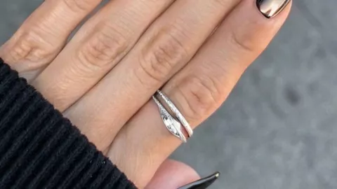 8 diseños de uñas efecto espejo para cualquier ocasión: fiesta, natación, pádel, gym