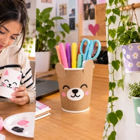 3 ideas para reutilizar vasos de cartón