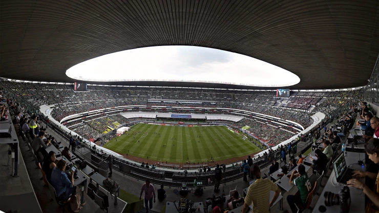 Vista general del Estadio Azteca
