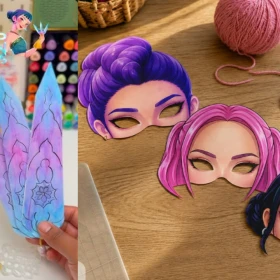 5 ideas de manualidades de las KPop Demon Hunters que tus hijos pueden usar en las fiestas de Halloween.png