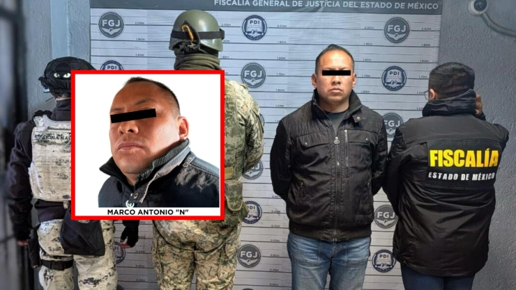 Marco Antonio “N”, “El Custodio”, fue detenido tras extorsión en restaurante en Lerma.