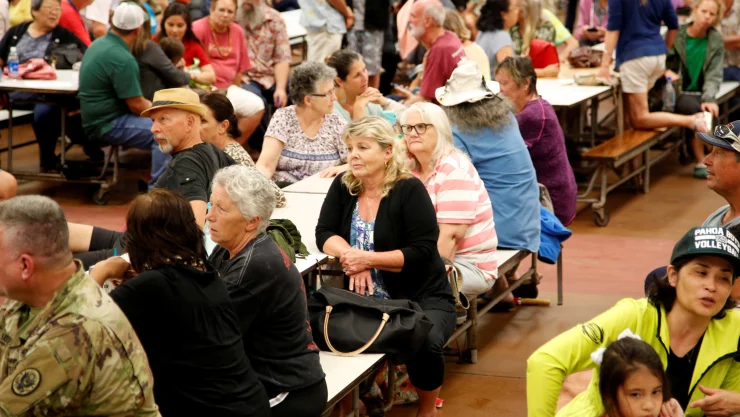 Refugiados tras erupción del Kilauea