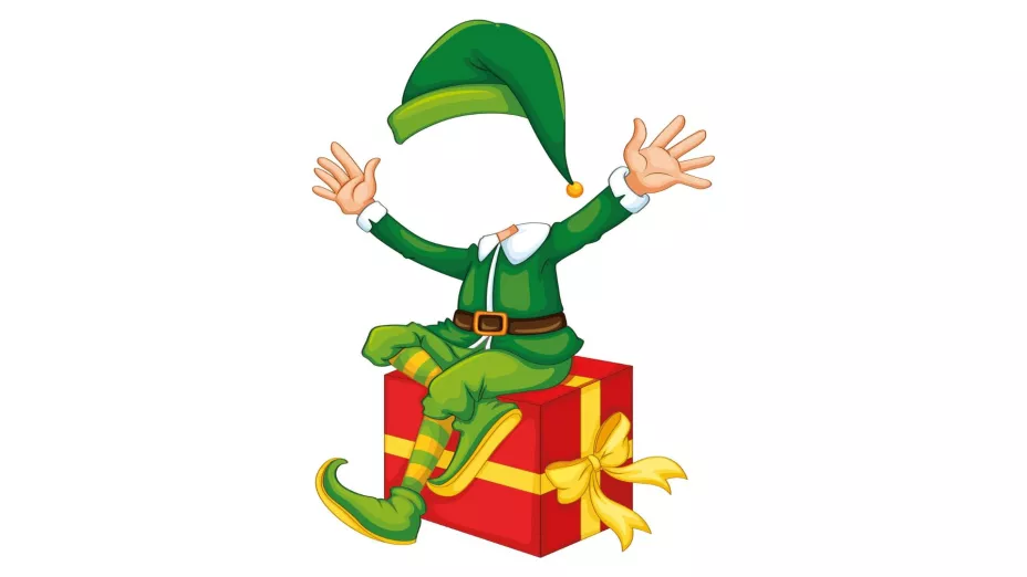 Plantillas para duendes navideños