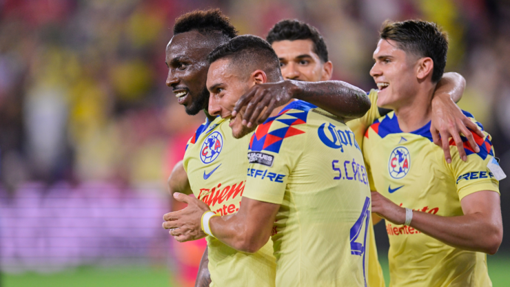 Jugadores del equipo América