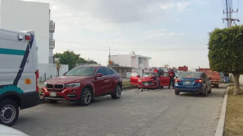 Mujer lesionada en Cholula