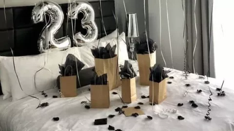 Idea para decorar cuarto de novio