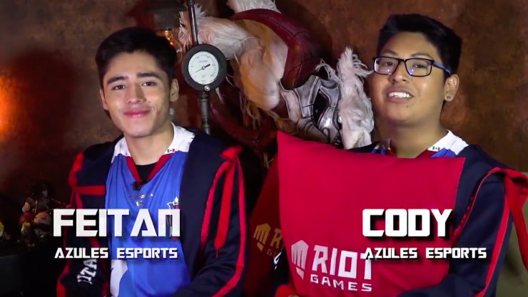 Feitan y Cody de Azules aceptaron el Reto Azteca esports