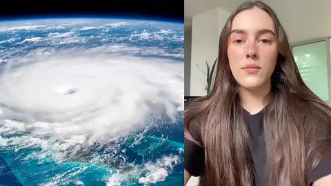 Joven dice que yucatecos inventan los huracanes