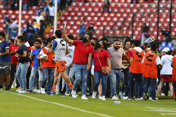 Imagen en el Estadio Corregidora