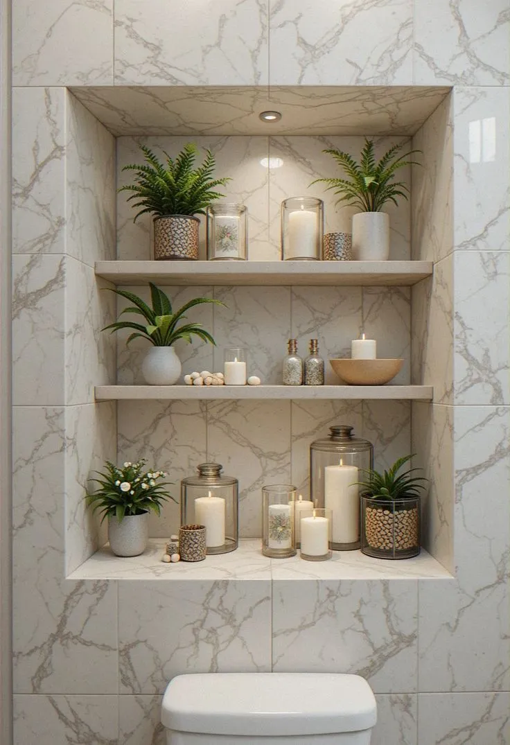 6 opciones para reemplazar repisas del baño por soluciones más limpias y elegantes