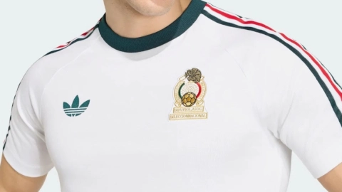 Playera retro blanca México