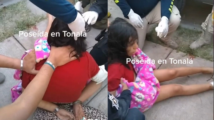 Mujer poseída en Tonalá.