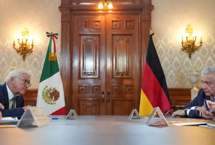 Presidente alemán pide a AMLO oponerse a guerra contra Ucrania