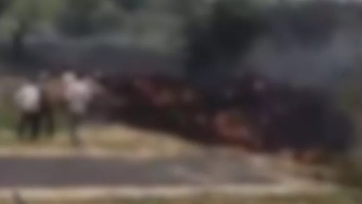 Otro accidente aéreo en India: se estrella jet Jaguar y fallecen dos pilotos