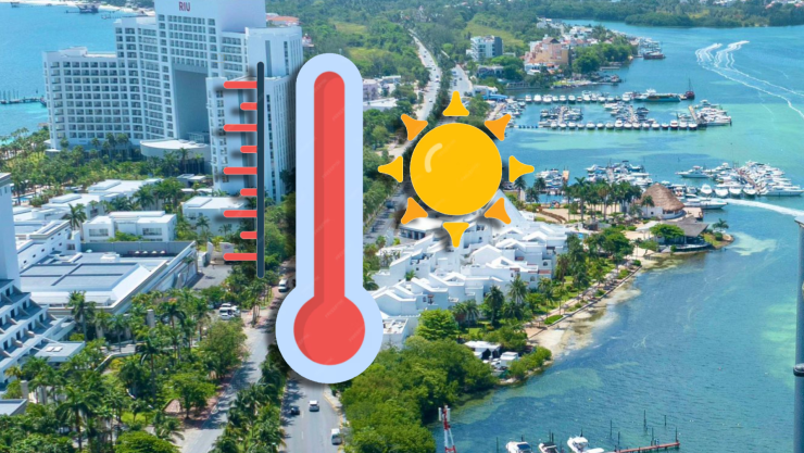 Prevalecen las altas temperaturas en Quintana Roo y así estará el clima de Cancún este lunes 19 de mayo.jpg